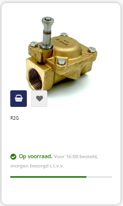 Indirect werkend (membraam)magneet ventiel